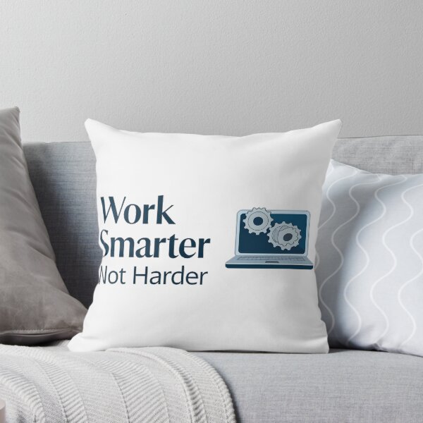 Item preview, Work Smart, Not Hard designed and sold by Simple_Designs.