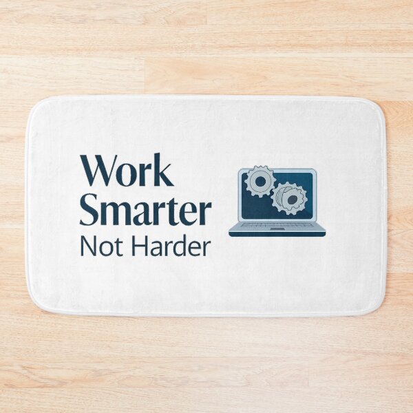 Item preview, Work Smart, Not Hard designed and sold by Simple_Designs.