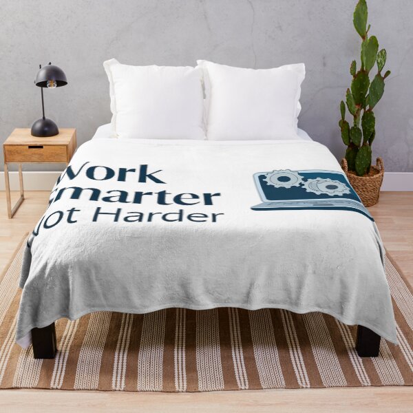 Item preview, Work Smart, Not Hard designed and sold by Simple_Designs.