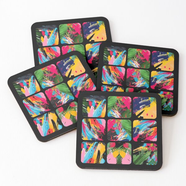 Item preview, Vibrant Abstract Art Collage: A Burst of Color and Creativity designed and sold by Bearded Jester Designs.