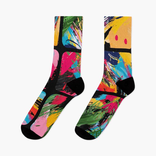 Item preview, Vibrant Abstract Art Collage: A Burst of Color and Creativity designed and sold by Bearded Jester Designs.