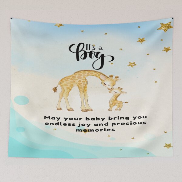 Item preview, May Your Baby bring You Endless Joy | Lined Journal for Baby Boy designed and sold by skkyfaithArtz.