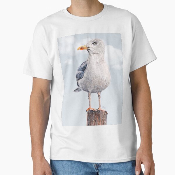 Aperçu de l'œuvre Mouette ciel nuageux créée et vendue par NathBros.