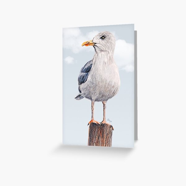Item preview, Seagull cloudy sky designed and sold by NathBros.