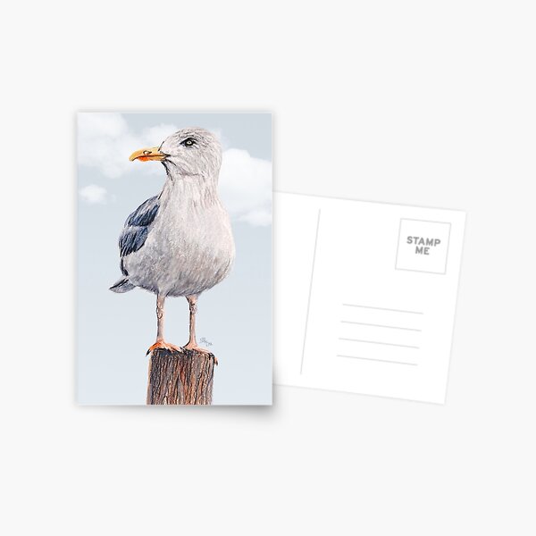 Item preview, Seagull cloudy sky designed and sold by NathBros.