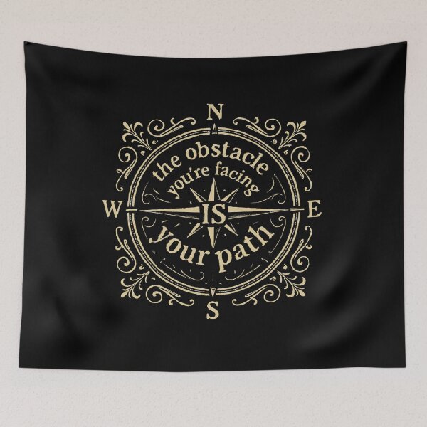 Item preview, The obstacle you're facing IS your path! designed and sold by TherapyVibes.