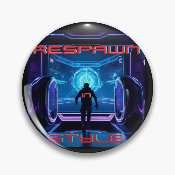 Item preview, Respawn in Style – Cyberpunk Gamer  designed and sold by ZestyThreads.