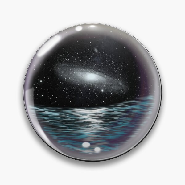 Item preview, Galaxy In A Bubble Galaxy and Ocean Digital Art designed and sold by BlueMoonBarn.