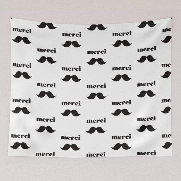 Item preview, Merci Mustache designed and sold by Lonelychiwawa.