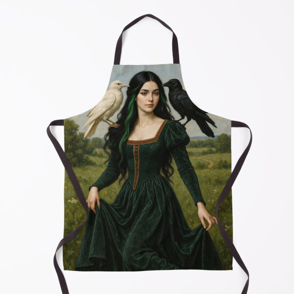 Item preview, Lady of Dawn and the Ravens designed and sold by DibujandoPorfa.