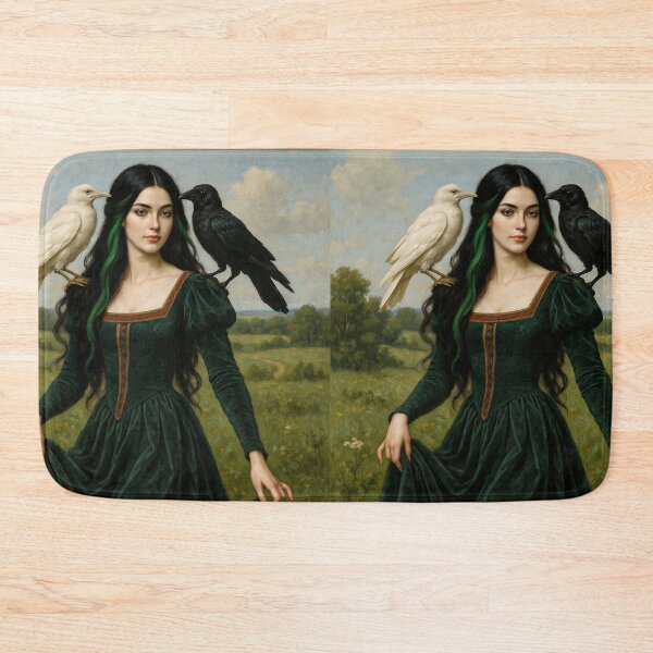 Item preview, Lady of Dawn and the Ravens designed and sold by DibujandoPorfa.
