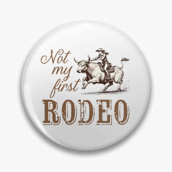 Item preview, Not my First Rodeo, Cowgirl Riding Bull designed and sold by Futurebeachbum.