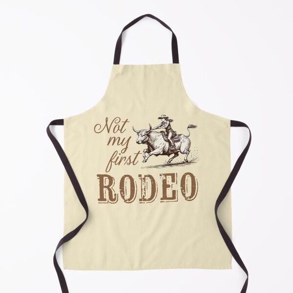 Item preview, Not my First Rodeo, Cowgirl Riding Bull designed and sold by Futurebeachbum.