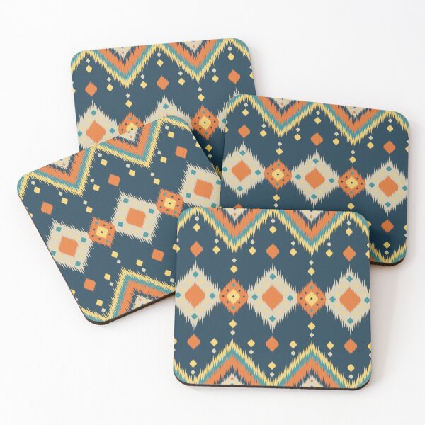 Artikelvorschau, Boho Ikat Reißverschlusstasche entworfen und verkauft von Loomexa Studio .