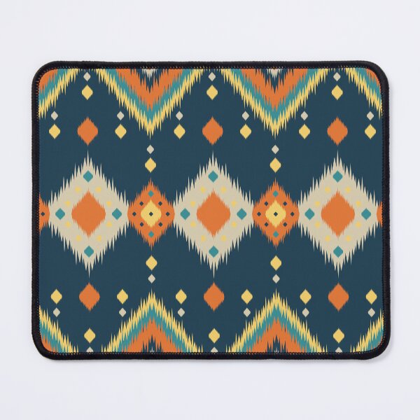 Item preview, Boho Ikat Zipper Pouch designed and sold by Loomexa Studio .