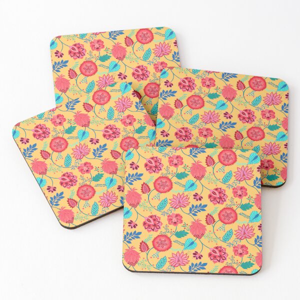 Item preview, Madhumita - Yellow designed and sold by Happy Hue Creative Co.
