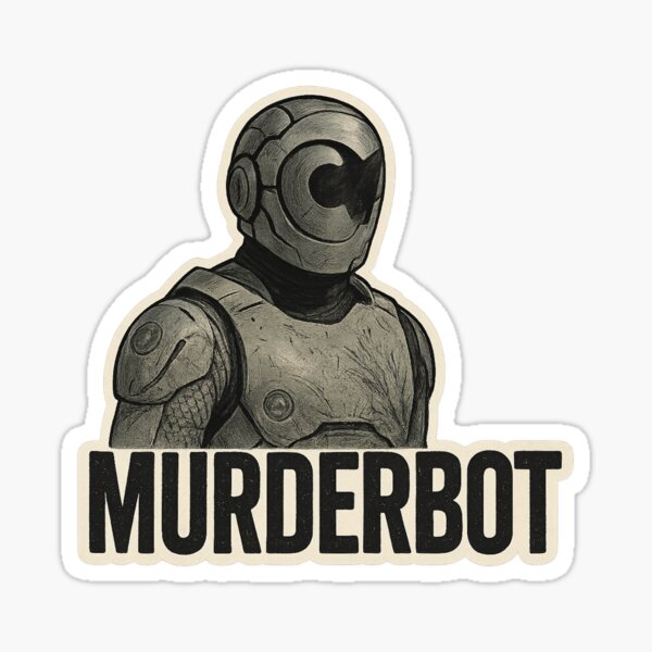Artikel-Vorschau von Murderbot, designt und verkauft von Hoops and Movie Sticks.