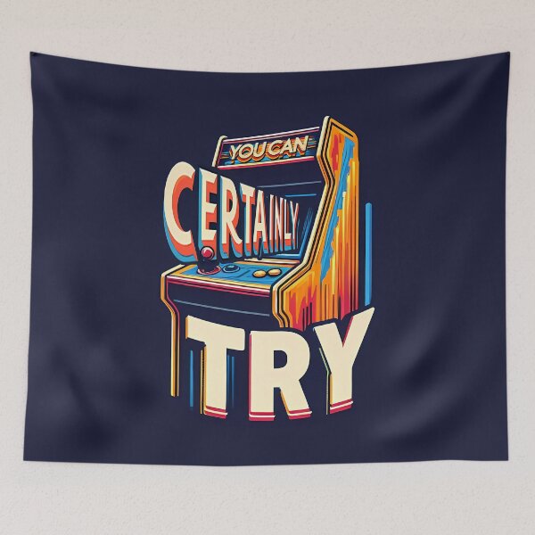 Item preview, You Can Certainly try, typography designed and sold by maxmaj.
