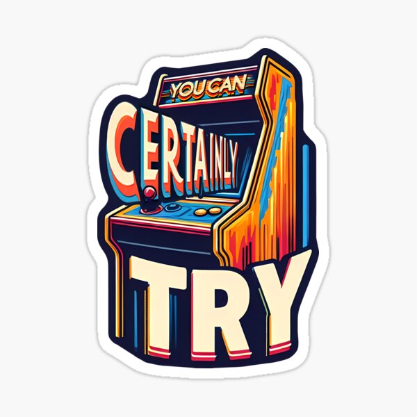 Item preview, You Can Certainly try, typography designed and sold by maxmaj.
