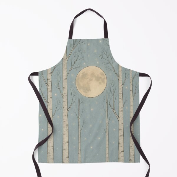 Item preview, Gentle Night in the Birch Grove designed and sold by LyssasMindArt.