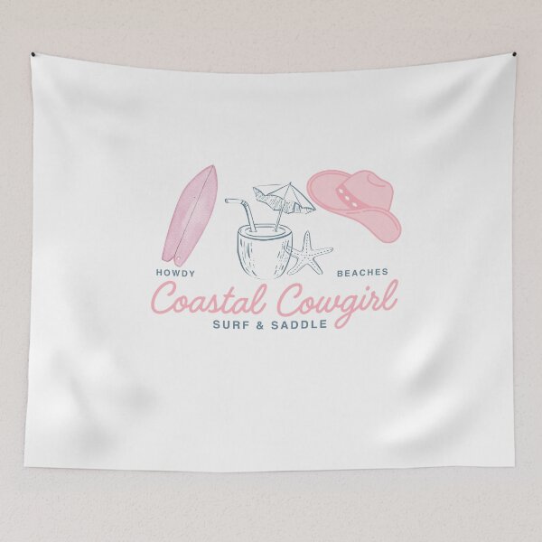 Item preview, Coastal Cowgirl, Surf and Saddle, Howdy beaches designed and sold by joyfulfeatures.