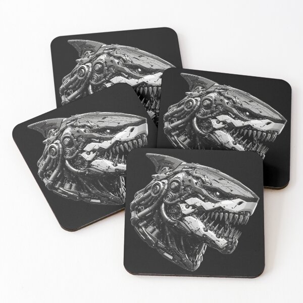 Item preview, Mechanical Shark designed and sold by Trexart-Shop.