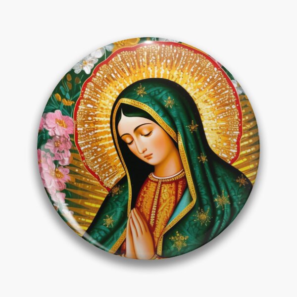 Item preview, Our Lady of Guadalupe Impasto Florals designed and sold by Nicholas Panek.