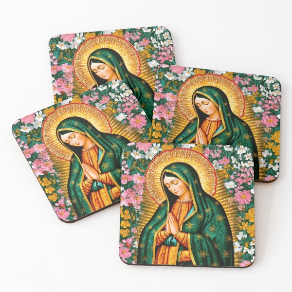 Item preview, Our Lady of Guadalupe Impasto Florals designed and sold by Nicholas Panek.