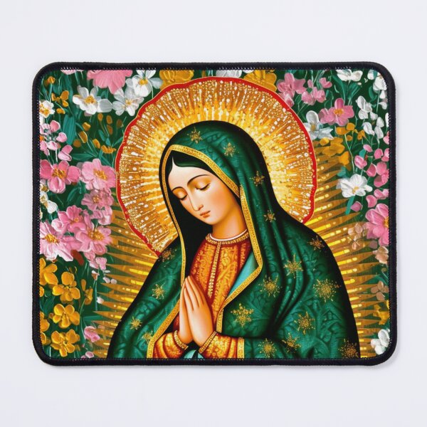 Item preview, Our Lady of Guadalupe Impasto Florals designed and sold by Nicholas Panek.
