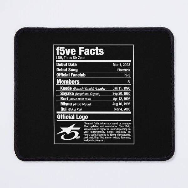 Item preview, f5ve Nutritional Facts 2 designed and sold by skeletonvenus.