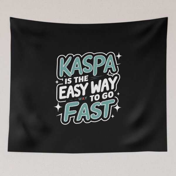 Item preview, Kaspa Cryptoline The Cleanest Chain Alive designed and sold by RadDeck.