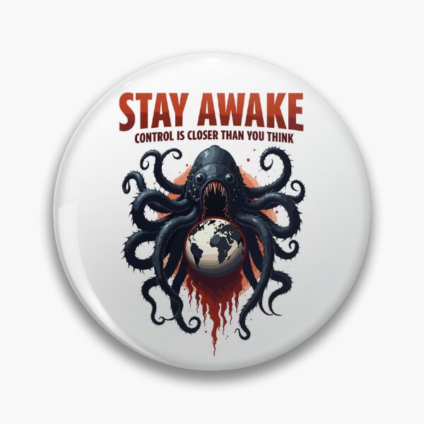Item preview, Stay Awake – Global Control Is Near designed and sold by BeamiCreations.