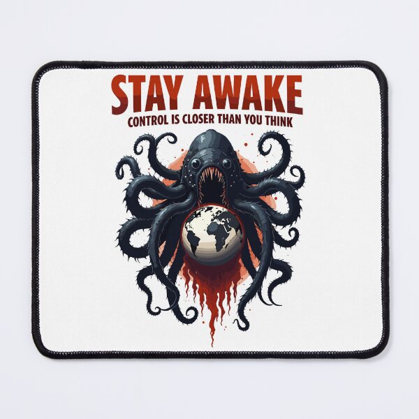 Item preview, Stay Awake – Global Control Is Near designed and sold by BeamiCreations.