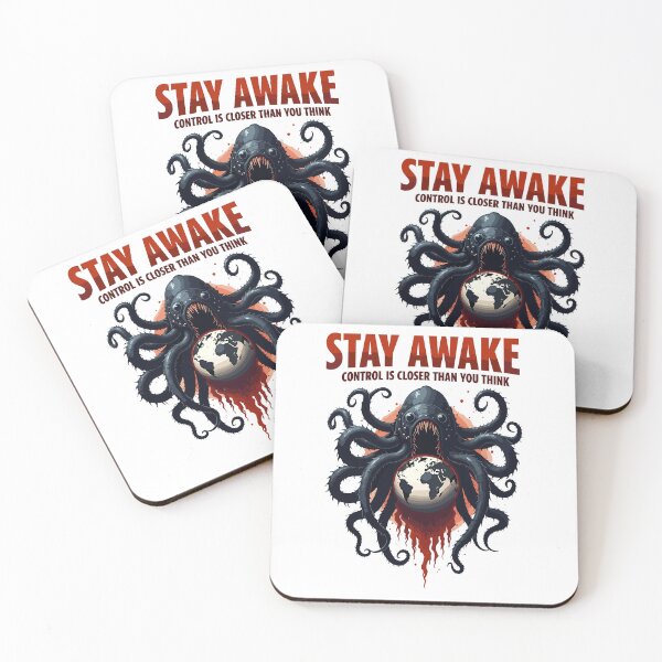 Item preview, Stay Awake – Global Control Is Near designed and sold by BeamiCreations.