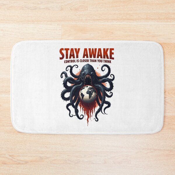 Item preview, Stay Awake – Global Control Is Near designed and sold by BeamiCreations.