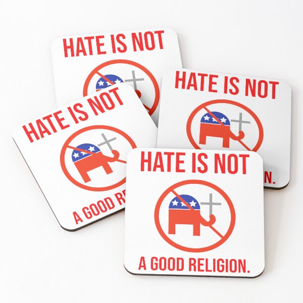 Item preview, Hate is not a good religion. designed and sold by Rachel the Artist .
