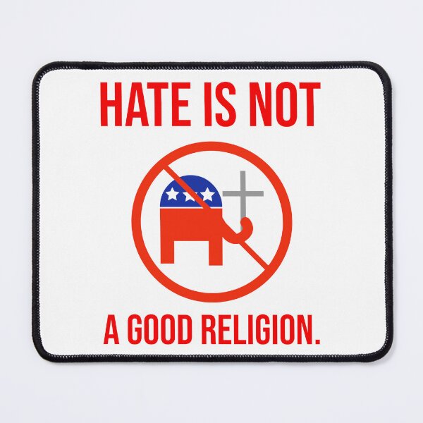 Item preview, Hate is not a good religion. designed and sold by Rachel the Artist .