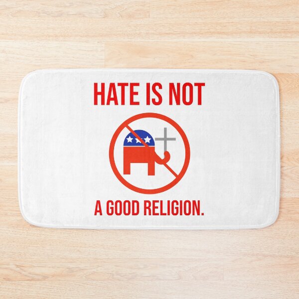 Item preview, Hate is not a good religion. designed and sold by Rachel the Artist .
