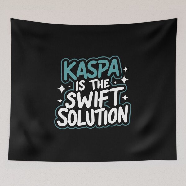 Item preview, Kaspa Crypto Power Fastest Proof of Work Blockchain Design designed and sold by RadDeck.