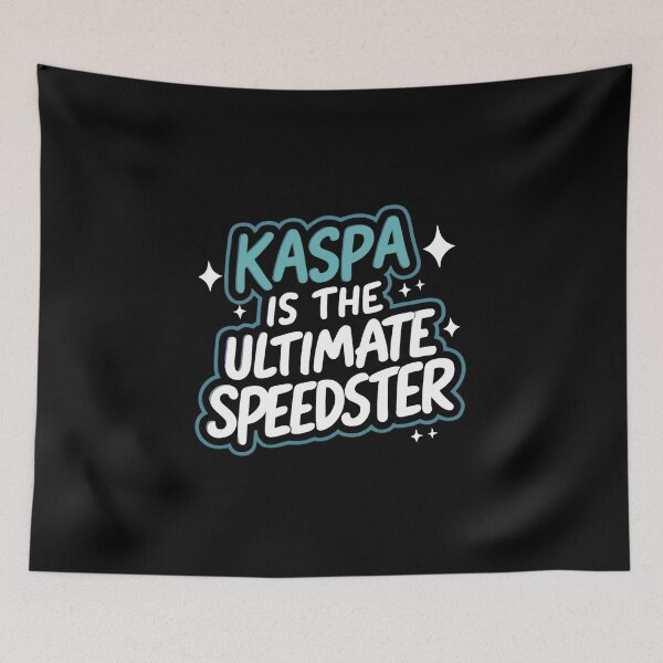 Item preview, Kaspa Speed Chain Lightning-Fast Layer 1 Blockchain Art designed and sold by RadDeck.