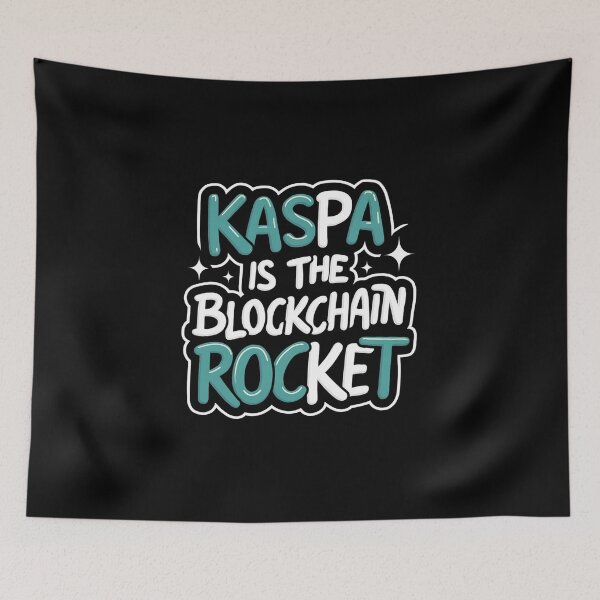 Item preview, Kaspa Tech Core Clean Crypto Infrastructure Artwork designed and sold by RadDeck.