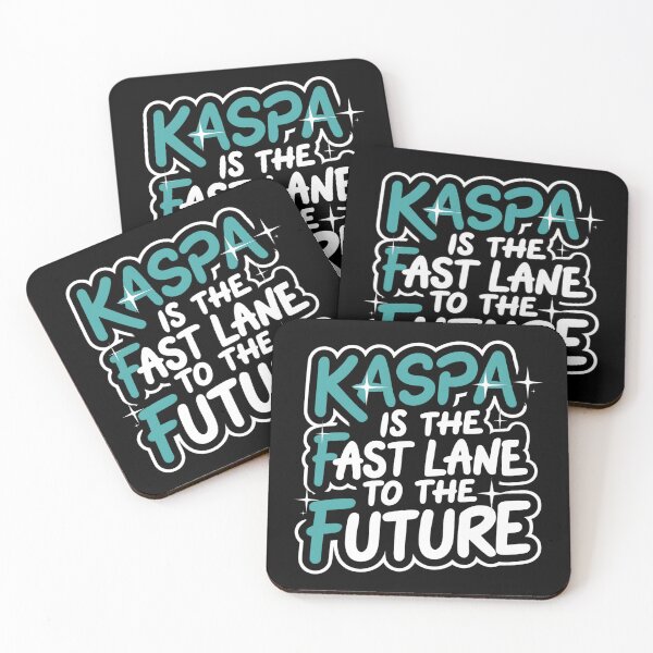 Item preview, Kaspa Quantum Speed Future-Ready Blockchain Art designed and sold by RadDeck.