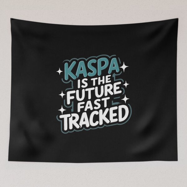 Item preview, Kaspa Data Flow Visualizing Real-Time Crypto Movement designed and sold by RadDeck.
