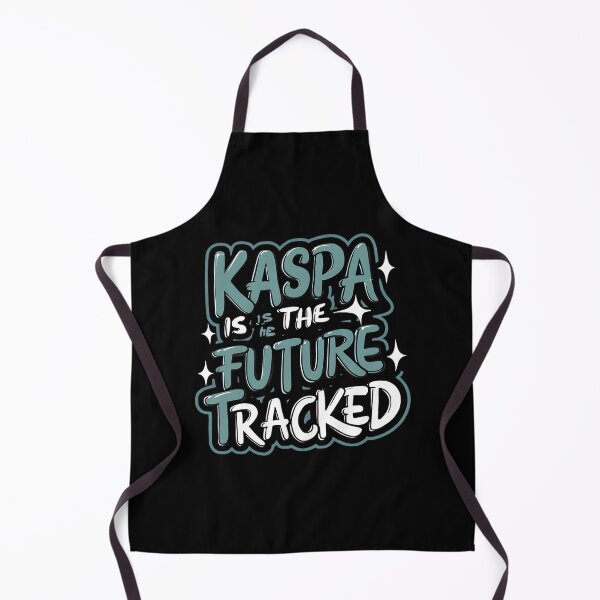 Item preview, Kaspa Blackout Sleek Dark-Theme Crypto Design designed and sold by RadDeck.