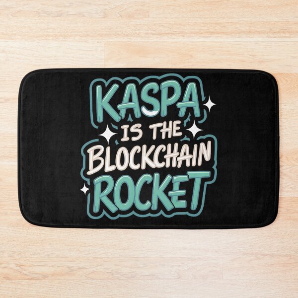 Item preview, Kaspa Chainlink Speed Minimalist Crypto Connectivity Art designed and sold by RadDeck.