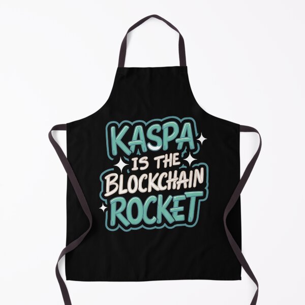 Item preview, Kaspa Chainlink Speed Minimalist Crypto Connectivity Art designed and sold by RadDeck.