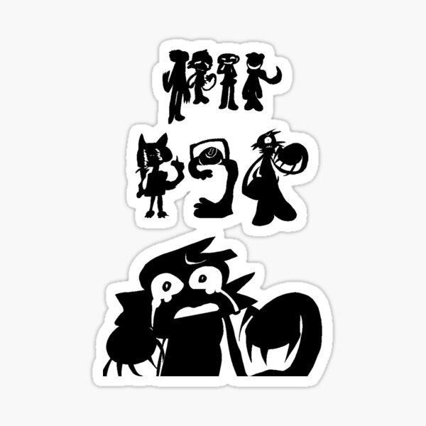 Item preview, Silhouettes of Dandy’s World | Fanart by Jesziekaji designed and sold by WitMeme.