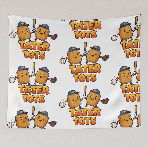 Item preview, tater tots Baseball designed and sold by 51jscimone.