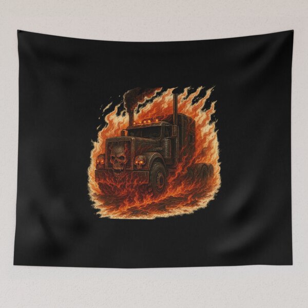 Item preview, Hellbound Hauler designed and sold by EverydayDiesel.