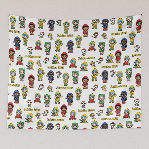 Item preview, Jubilee 2025 Friends – Repeat Pattern designed and sold by KatelynMitalski.